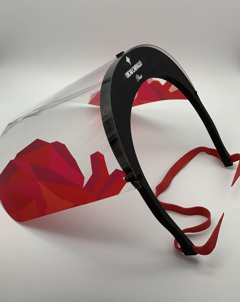 FREE Face Shield - Red