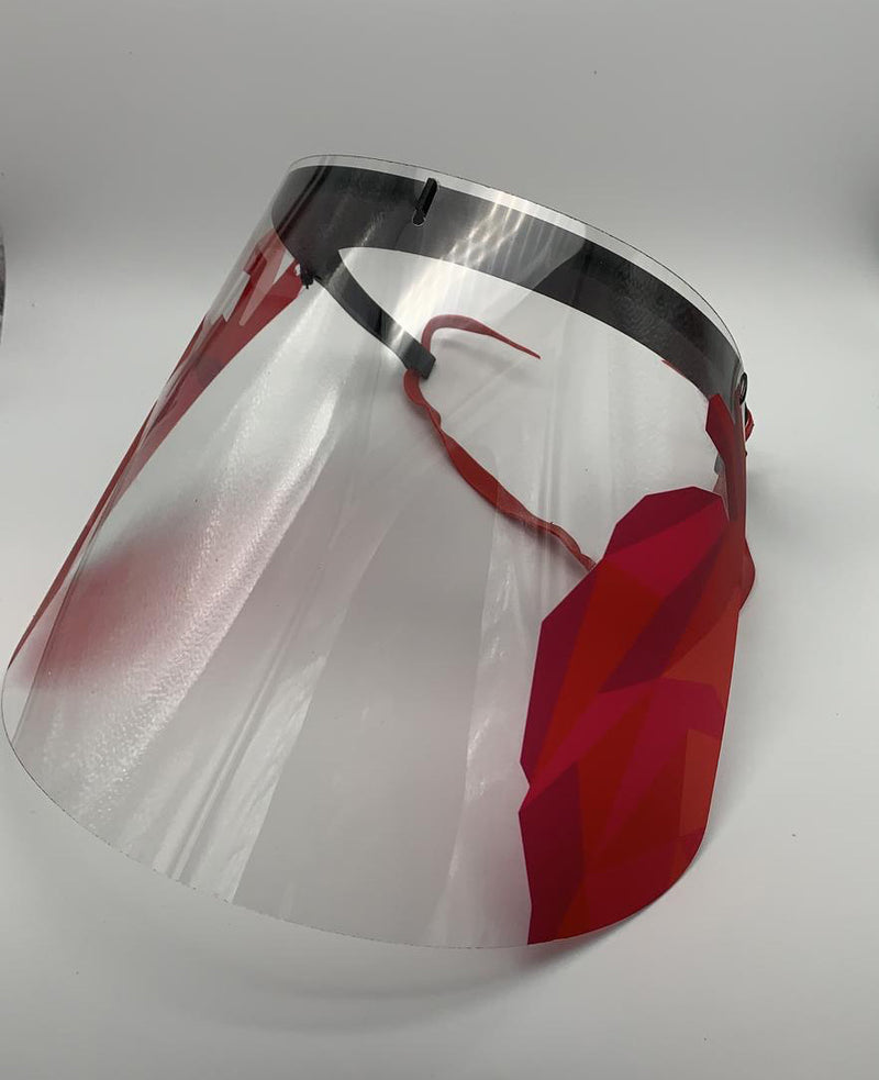 FREE Face Shield - Red